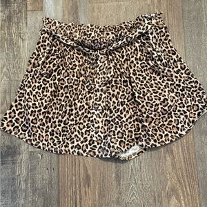 Leopard Print Shorts Size Medium